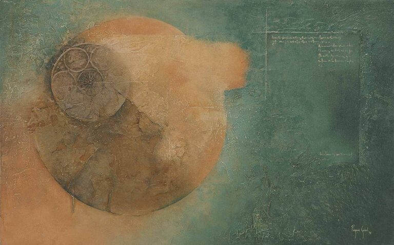 Regarding Those in Heaven and Those on Earth, 54 x 85 cm (21,2 x 33,4 in), oil on canvas mounted on panel, private collection, 1998