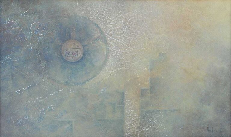 A Touch of Ancient Cultures, 51 x 85 cm (20 x 33,4 in), oil on canvas mounted on panel, private collection, 1998