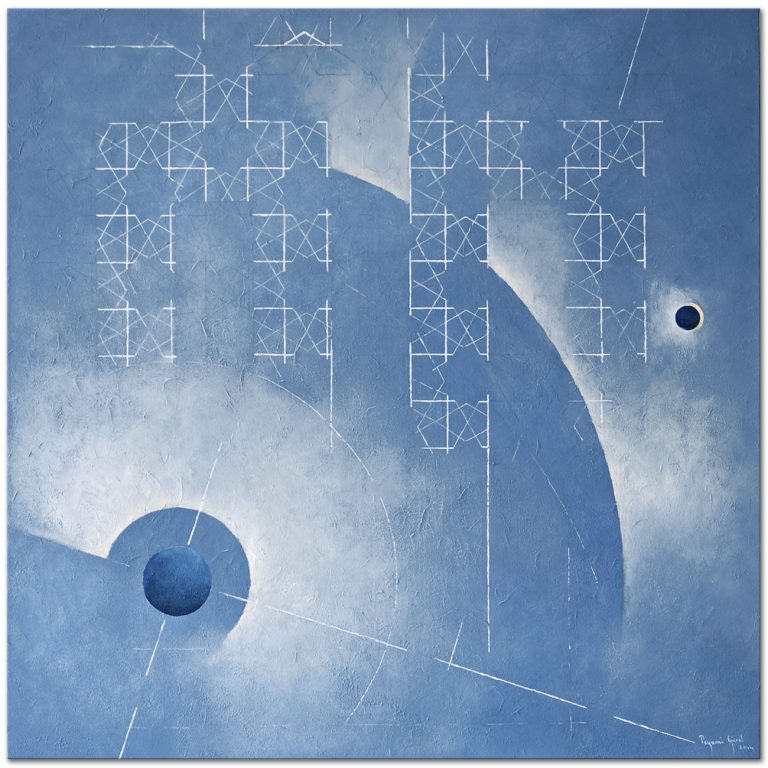 Loop, 97 x 97 cm, oil on canvas, 2014, T.C. Presidency Collection