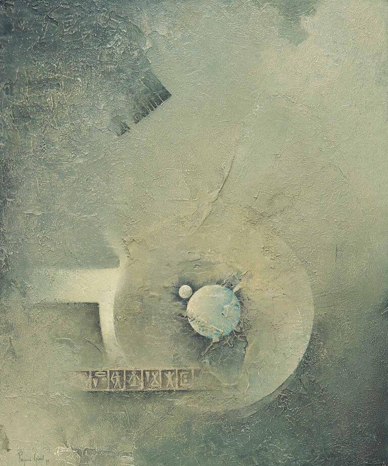 The Potential of Time, 65 x 54 cm (25,6 x 21,2 in), oil on canvas mounted on panel, private collection, 1999