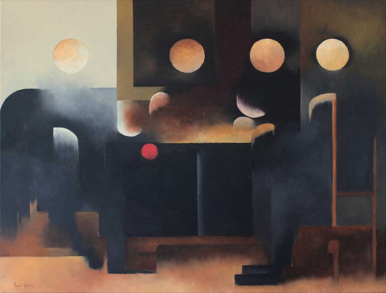 Baroque Composition, 94 x 120 cm (47,2 x 37 in), oil on canvas